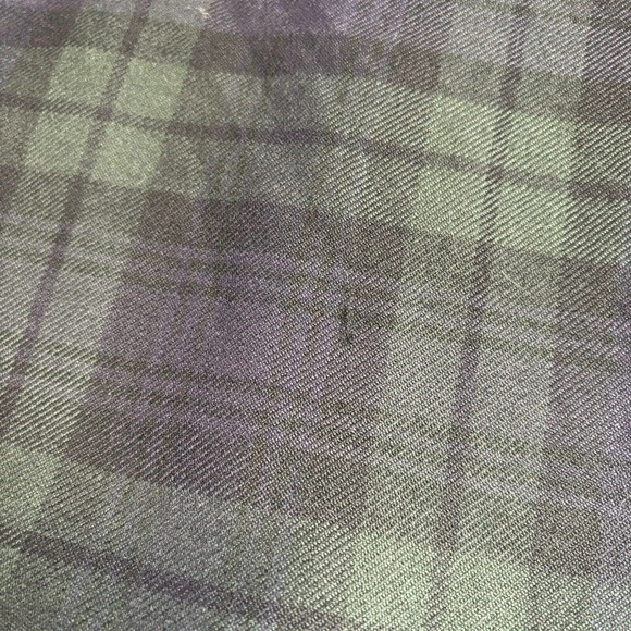 Alexander Wang Men’s Wool Plaid Tartan Patchwork Hooded Shirt Button Down Medium - Picture 8 of 10